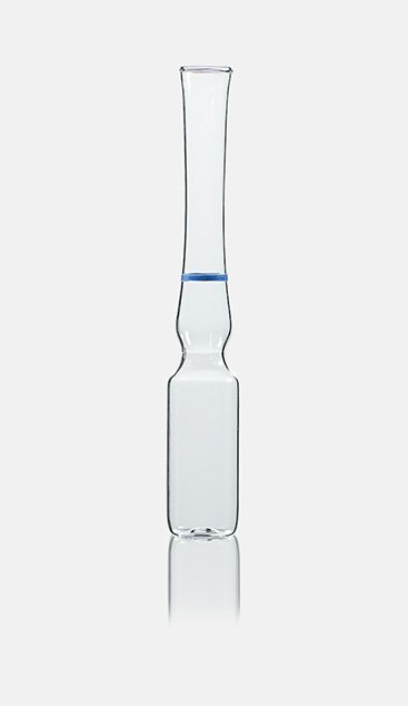 Form C glass Ampoule with a colour ring