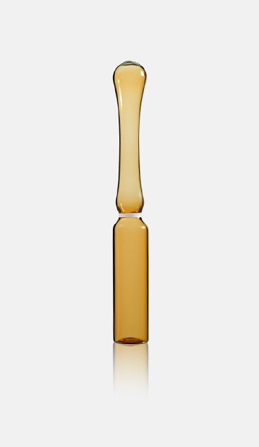 Form D glass Ampoule in amber glass