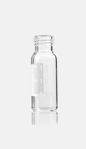 Clear screw neck Vial